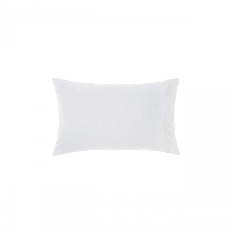 Linen House Nimes White Linen Standard Pillowcase