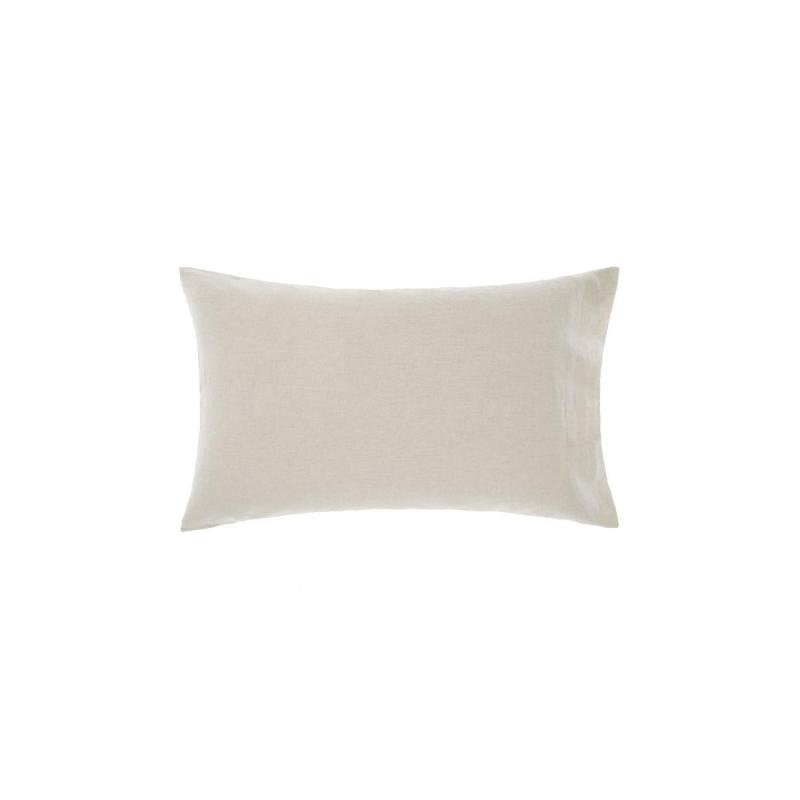 Linen House Nimes Linen Standard Pillowcase | Natural