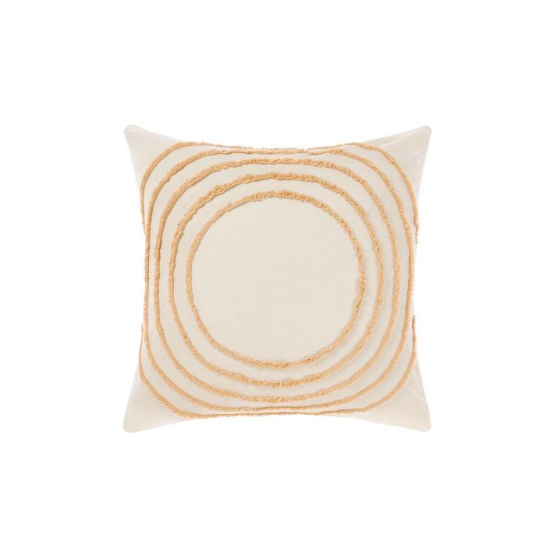 Linen House Ojai European Pillowcase 65x65cm | Sugar