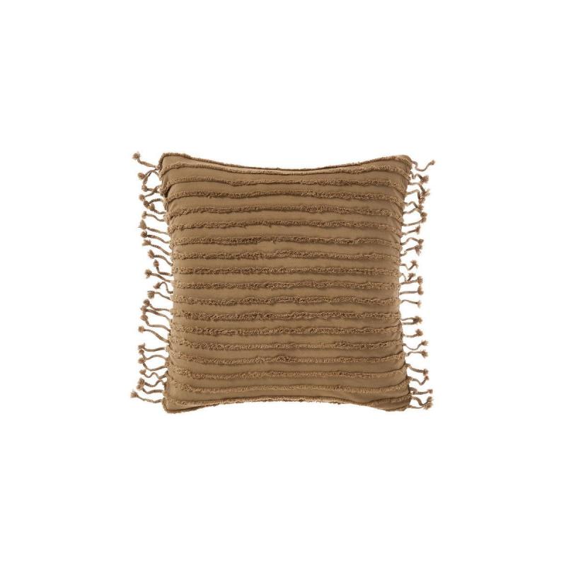 Linen House Dunaway European Pillowcase | Timber 