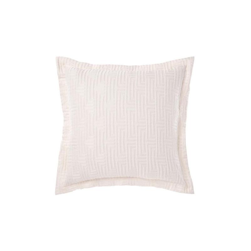 Linen House Winston European Pillowcase | White