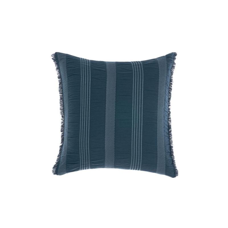 Linen House Shrimpton European Pillowcase | Slate 