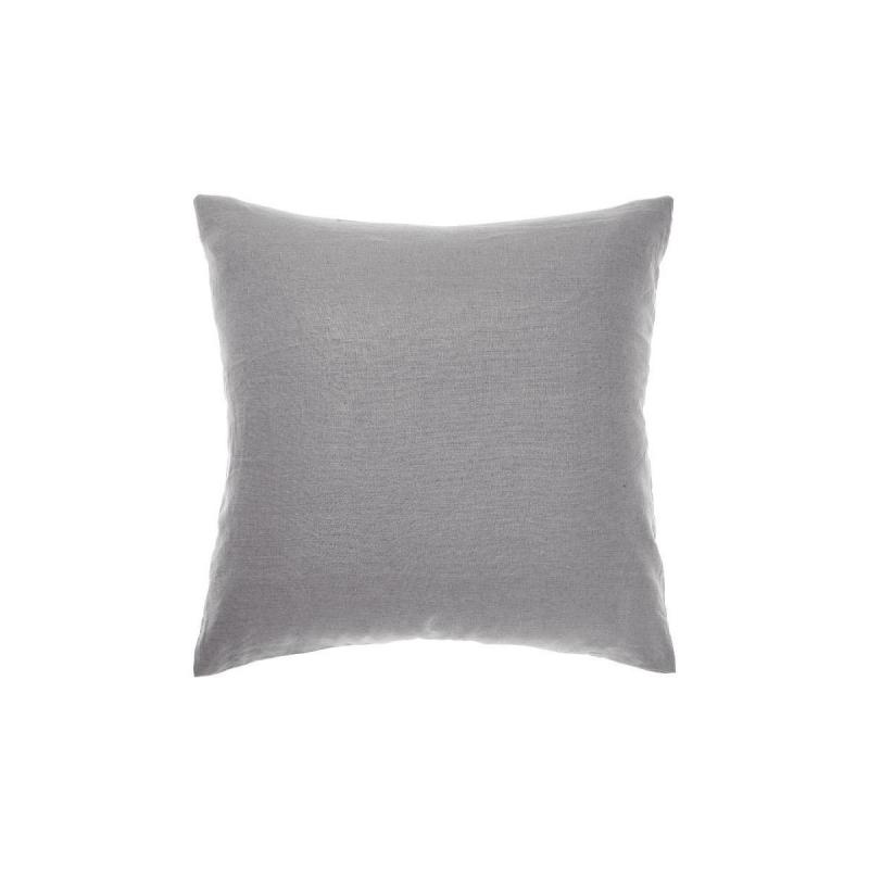 Linen House Nimes Linen European Pillowcase 65x65cm | Ash