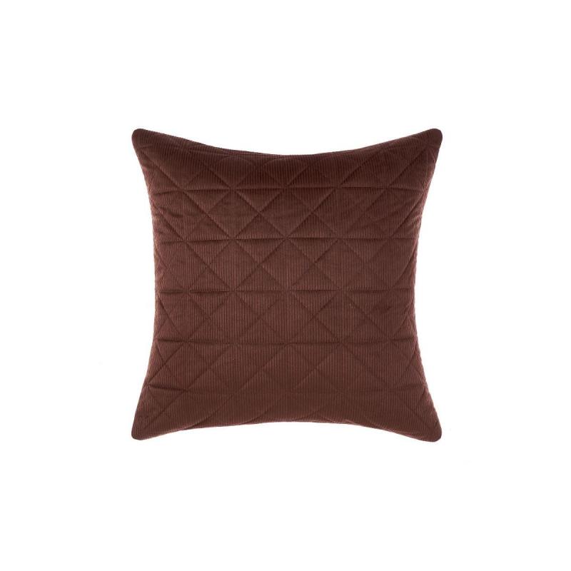 Linen House Heath Chocolate European Pillowcase