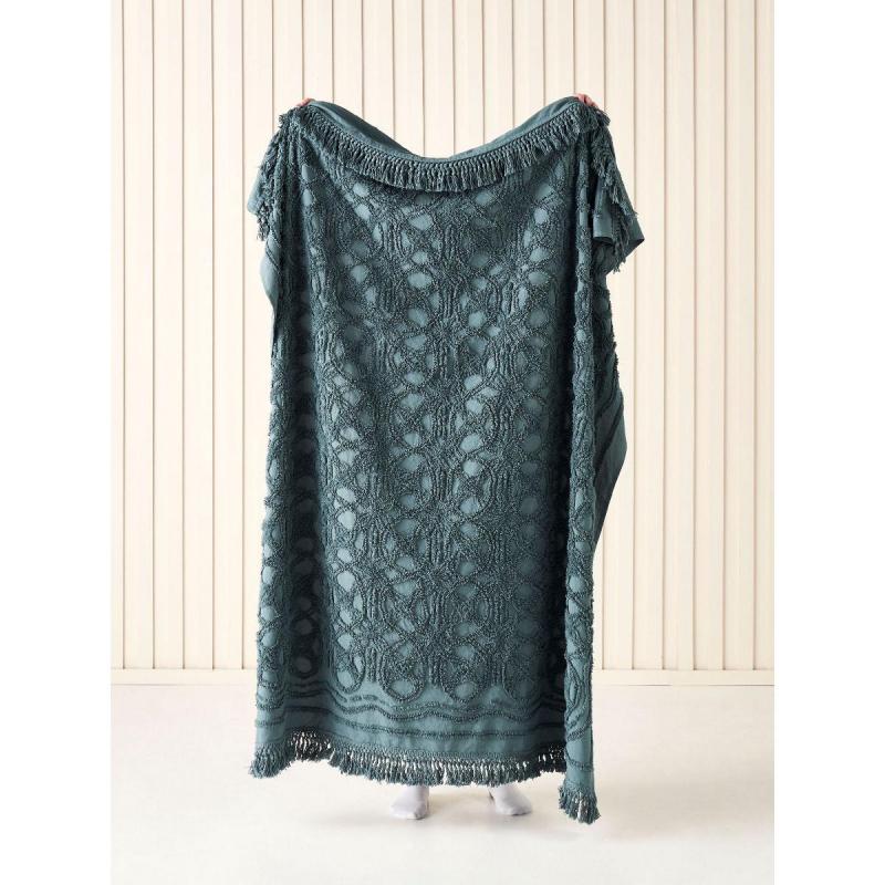 Linen House Somers Petrol Throw
