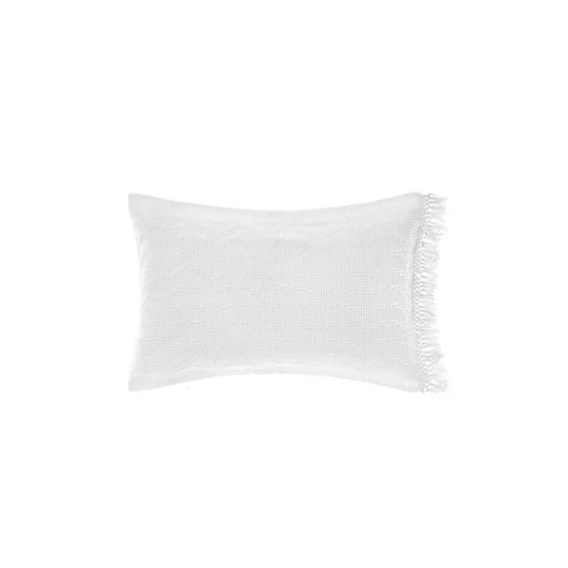 Linen House Shani Pillow Sham Set | White
