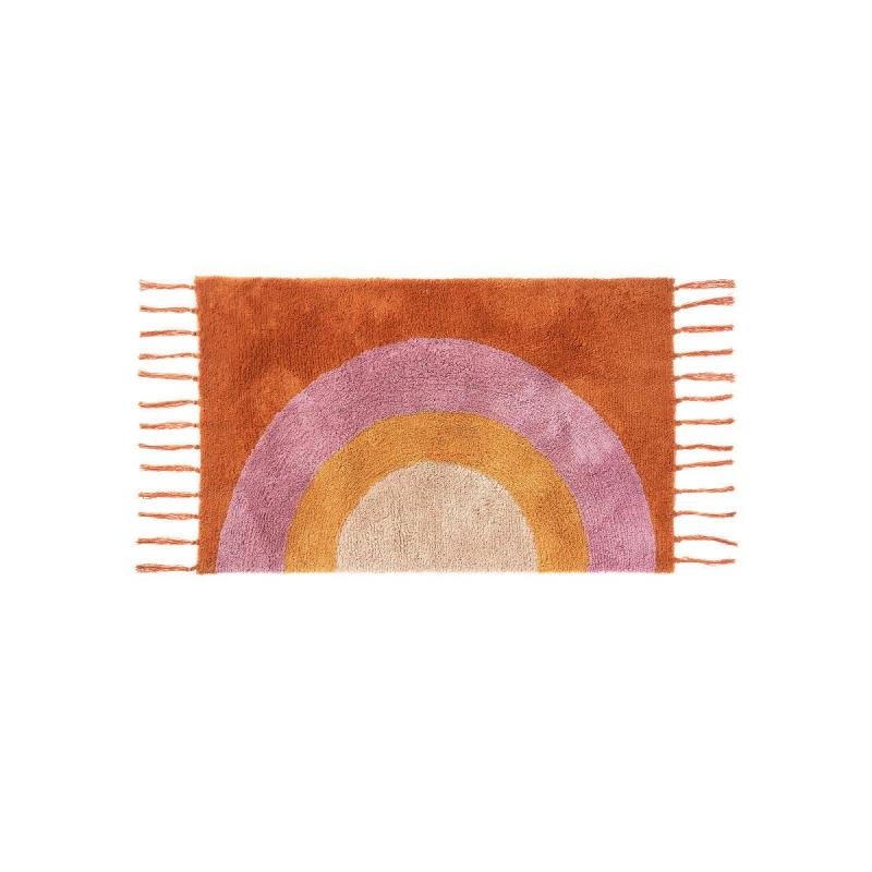Linen House Over The Rainbow Apricot Floor Rug