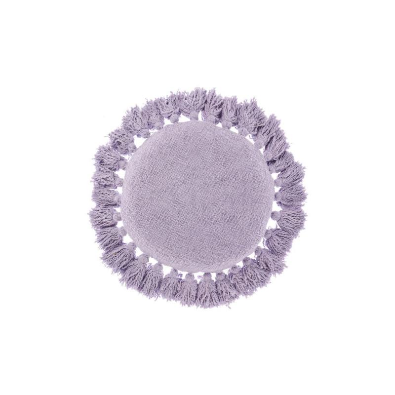 Linen House Florida Cushion Round 45cm | Lilac
