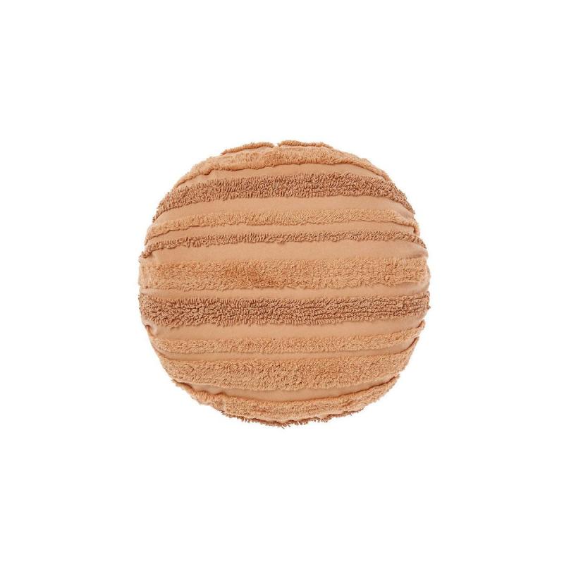 Linen House Carter Cushion Round 45cm | Brandy