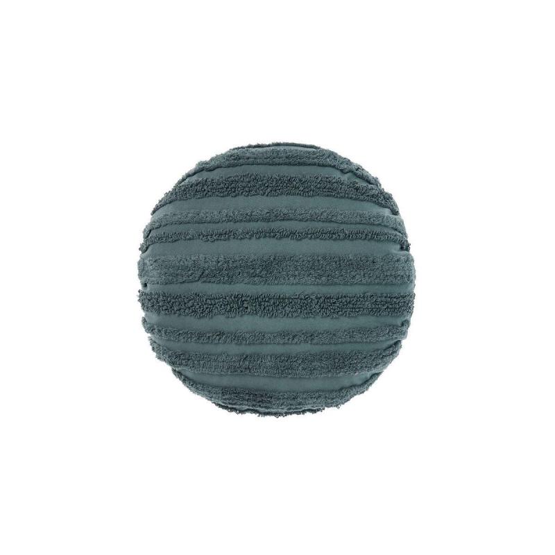 Linen House Carter Cushion Round 45cm | Slate 