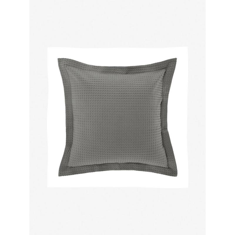 Linen House Deluxe Waffle Charcoal Quilt Cover Set | Double