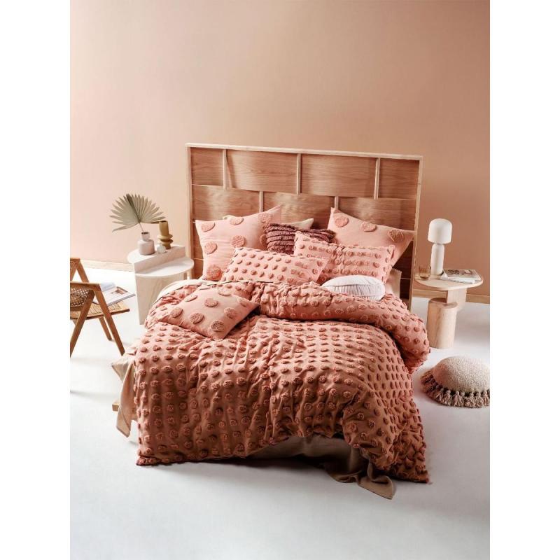 Linen House Haze Quilt Cover Set | Super King | Rosette 