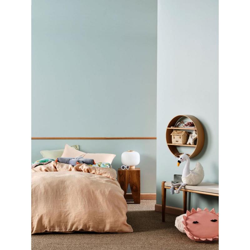 Linen House Nimes Linen Kids Quilt Cover Set | Double | Nude 