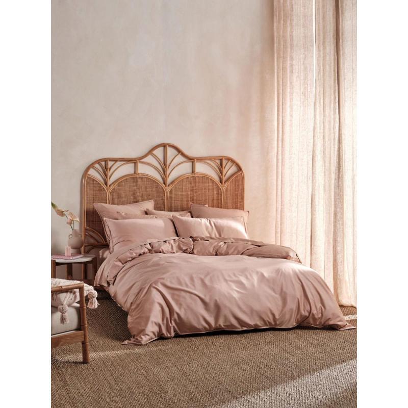 Linen House Nara Quilt Cover Set | Single | Clay