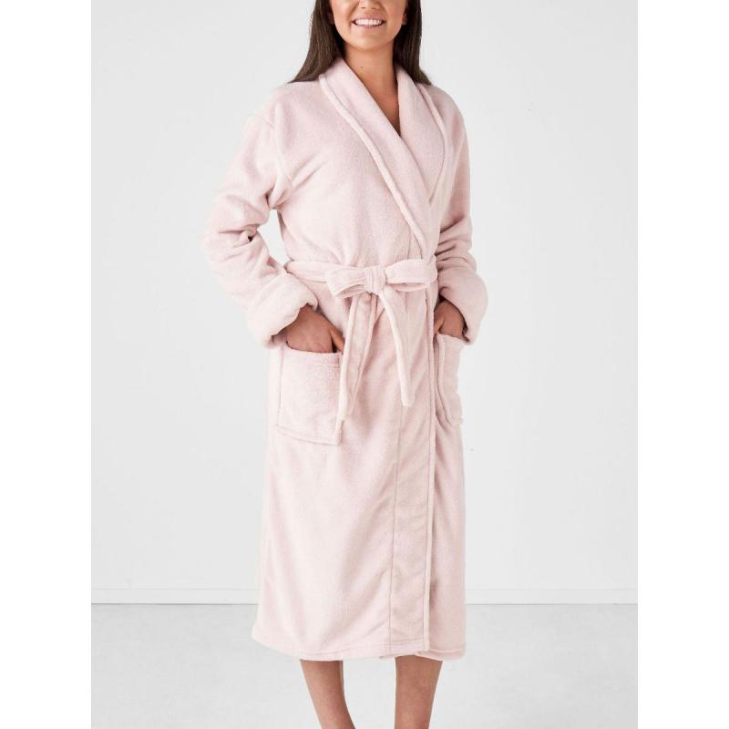 Linen House Plush Robe | Fits Most | Blush