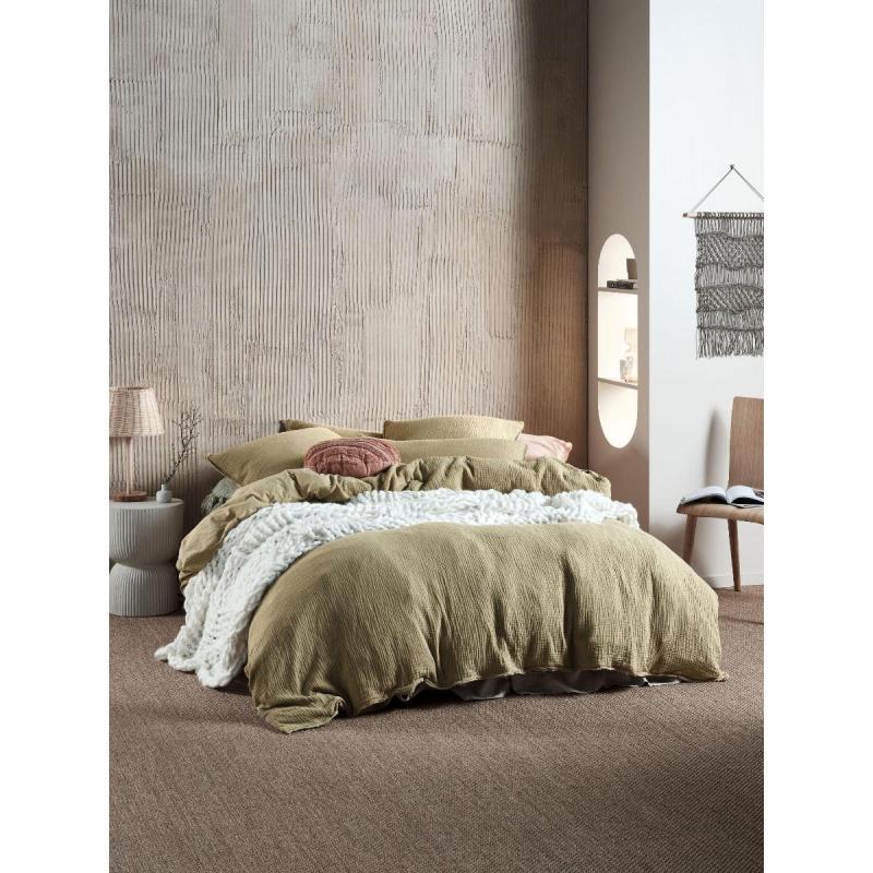Linen House Elysian Quilt Cover Set | Single | Eucalyptus