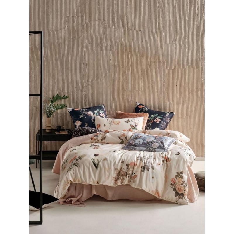 Linen House Gwyneth Quilt Cover Set | King | Peach