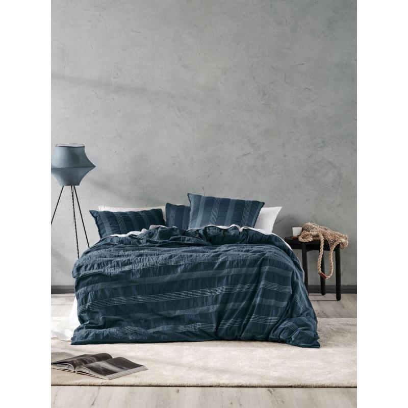 Linen House Shrimpton Slate Quilt Cover Set | King