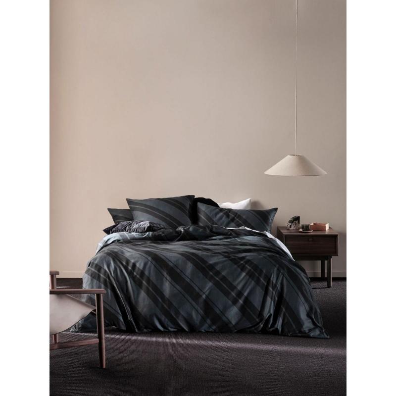 Linen House Phoenix Quilt Cover Set | Double | Slate