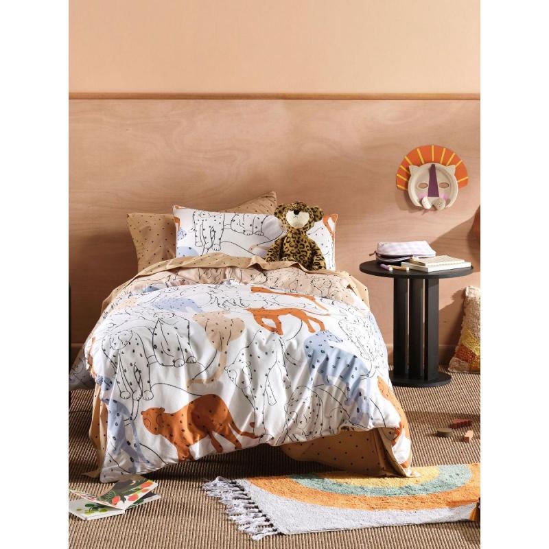 Linen House Big Cats Quilt Cover Set | Double