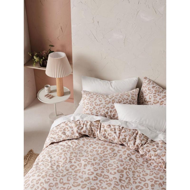 Linen House Koto Flannelette Quilt Cover Set | Queen