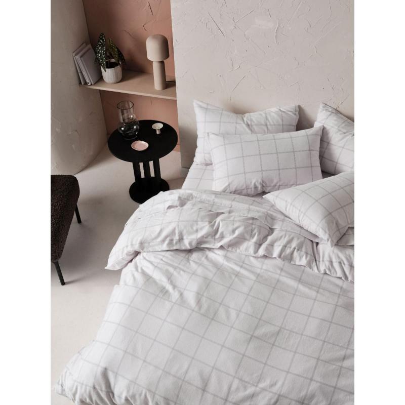 Linen House Morella Smoke Flannelette Quilt Cover Set | Super King