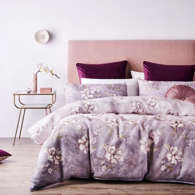 Platinum Logan & Mason Elysian Quilt Cover Set | Queen Bed | Bloom