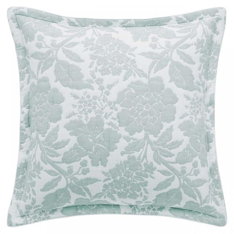 Private Collection Bethany European Pillowcase | Duck Egg