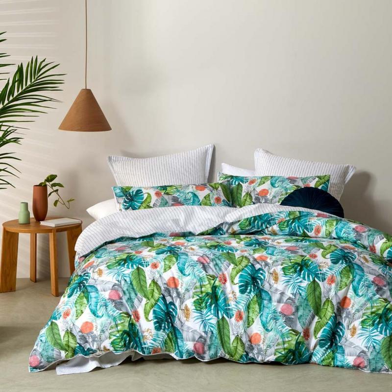Logan & Mason Wildflower Quilt Cover Set | King Bed | Native