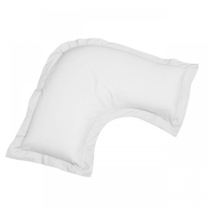 Logan & Mason 300TC Cotton Percale V Shaped Pillowcase | White