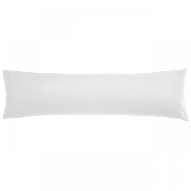 Logan & Mason 300TC Cotton Percale Body Pillowcase | White