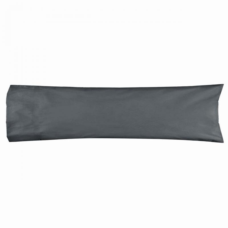 Logan & Mason 300TC Cotton Percale Body Pillowcase | Charcoal 