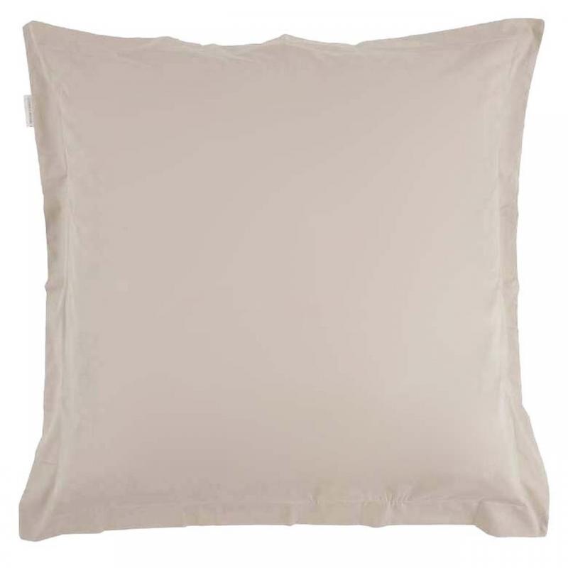 Logan & Mason 300TC Cotton Percale European Pillowcase | Stone 