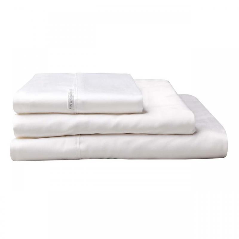 Logan & Mason 300TC Sheet Set | Single Bed | White