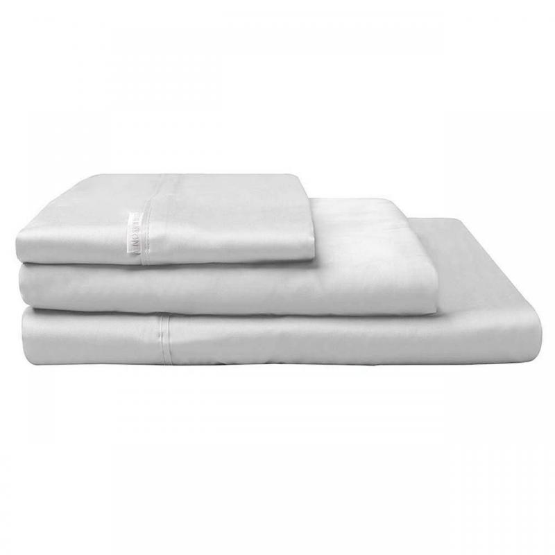 Logan & Mason 300TC Sheet Set | Single Bed | Silver