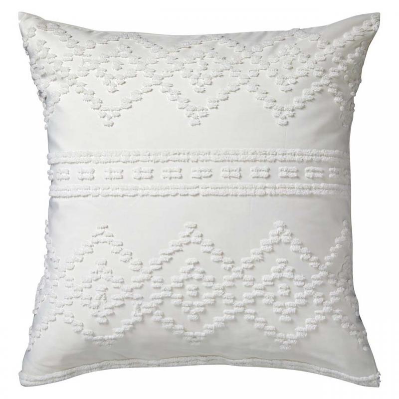 Platinum Logan & Mason Idaho European Pillowcase | White