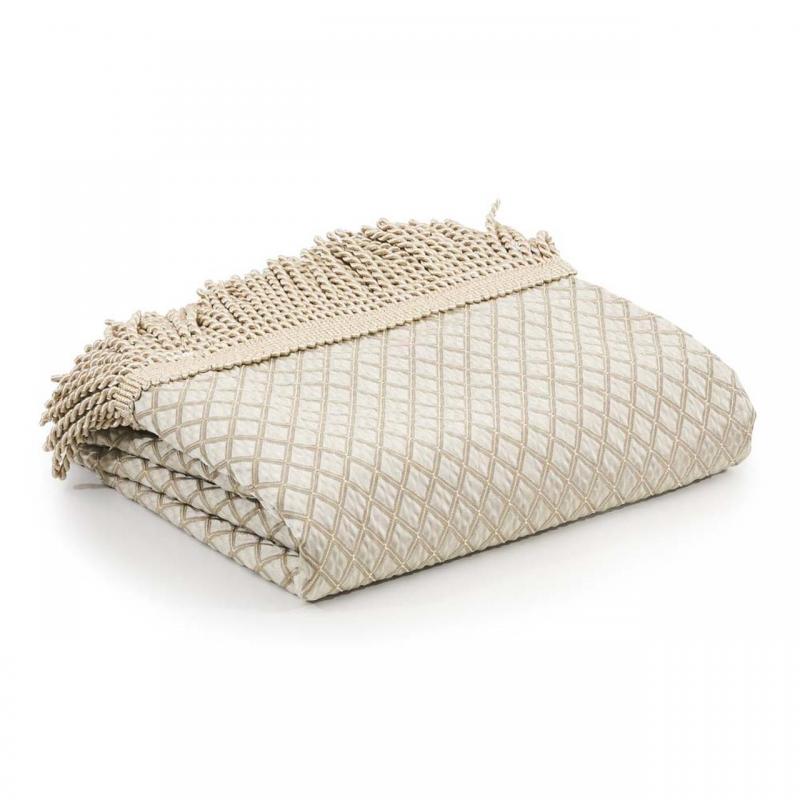 Davinci Lancaster Throw | Gold