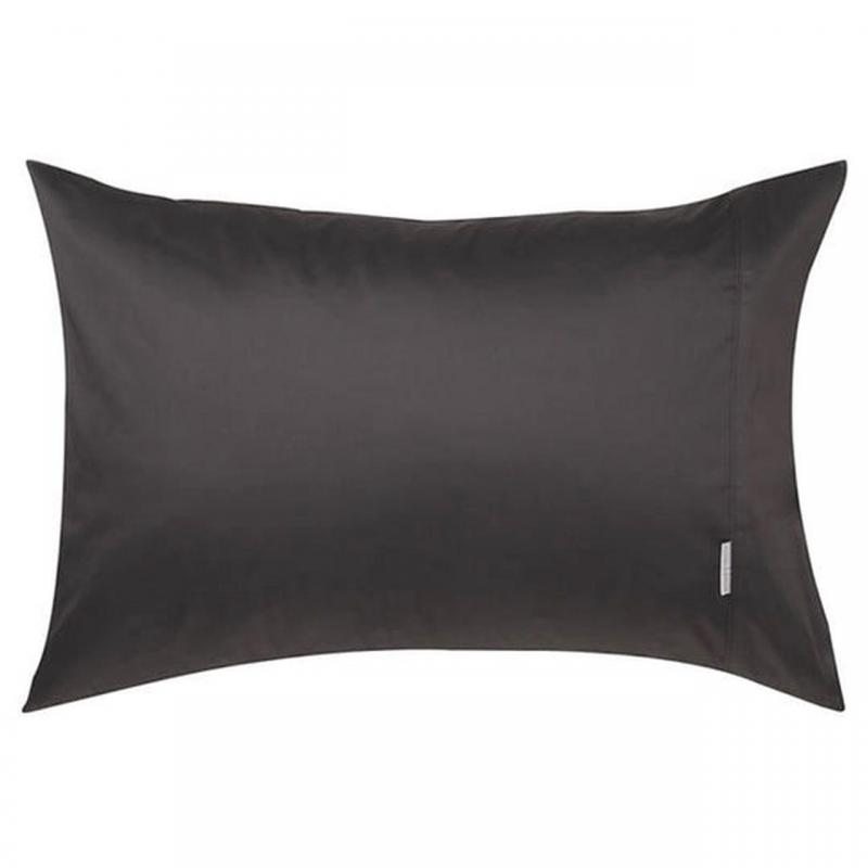 Logan & Mason 100% Egyptian Cotton 400TC Standard Pillowcase | Granite 
