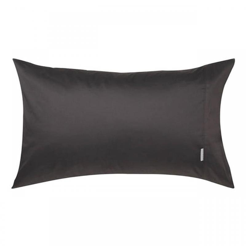 Logan & Mason 100% Egyptian Cotton 400TC King Size Pillowcase | Granite