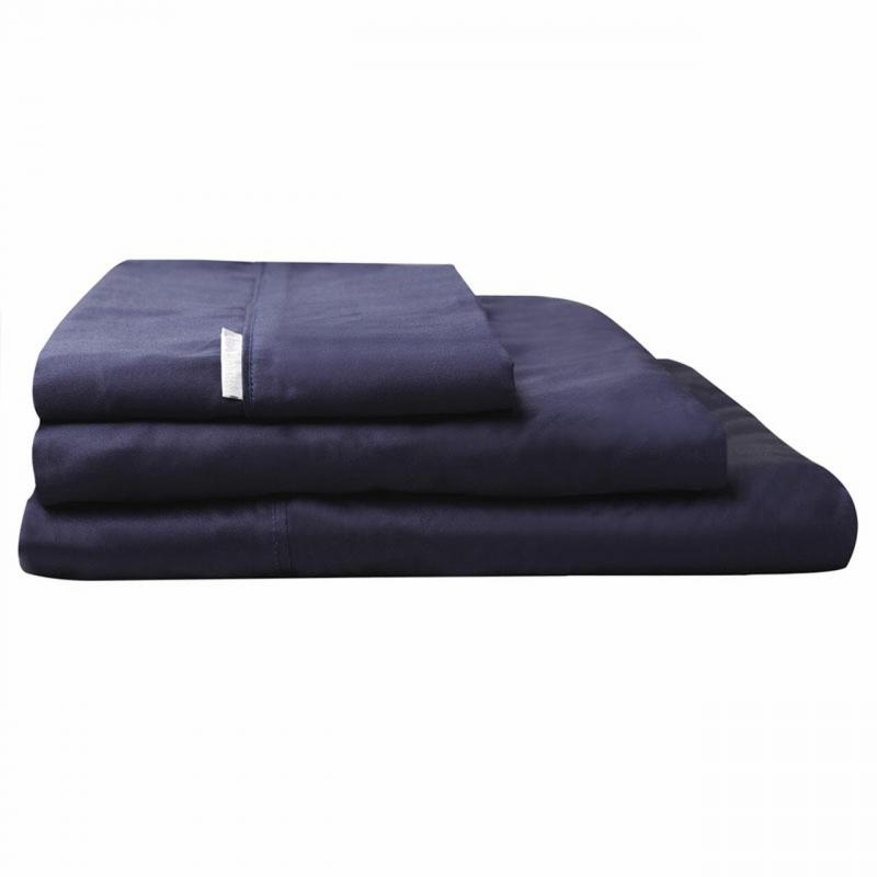 Logan & Mason Sheet Set 400TC | King Single Bed | Navy