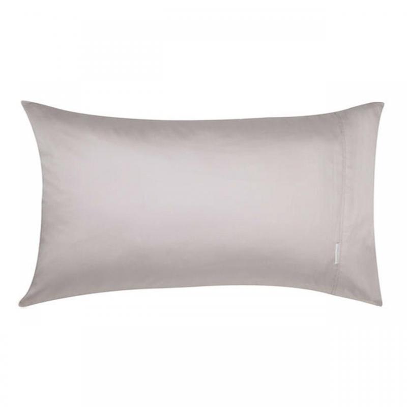 Logan & Mason 100% Egyptian Cotton 400TC King Size Pillowcase | Pewter