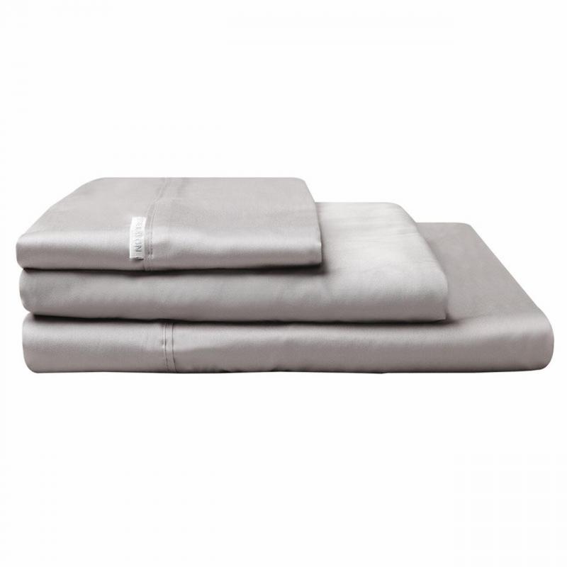 Logan & Mason Sheet Set 400TC | Double Bed | Pewter