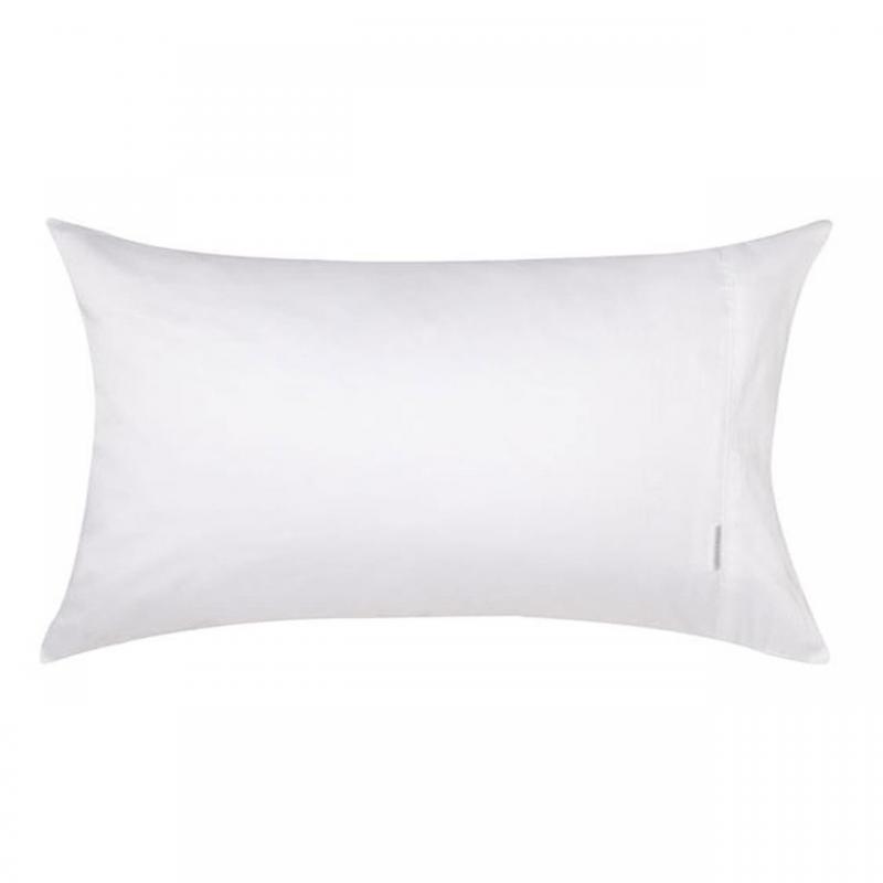 Logan & Mason 100% Egyptian Cotton 400TC King Size Pillowcase | White