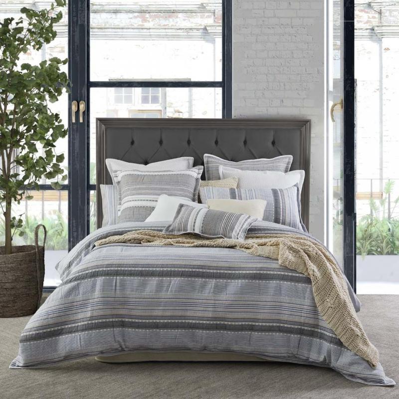 Private Collection Brunswick Quilt Cover Set | Queen Bed | Chambray