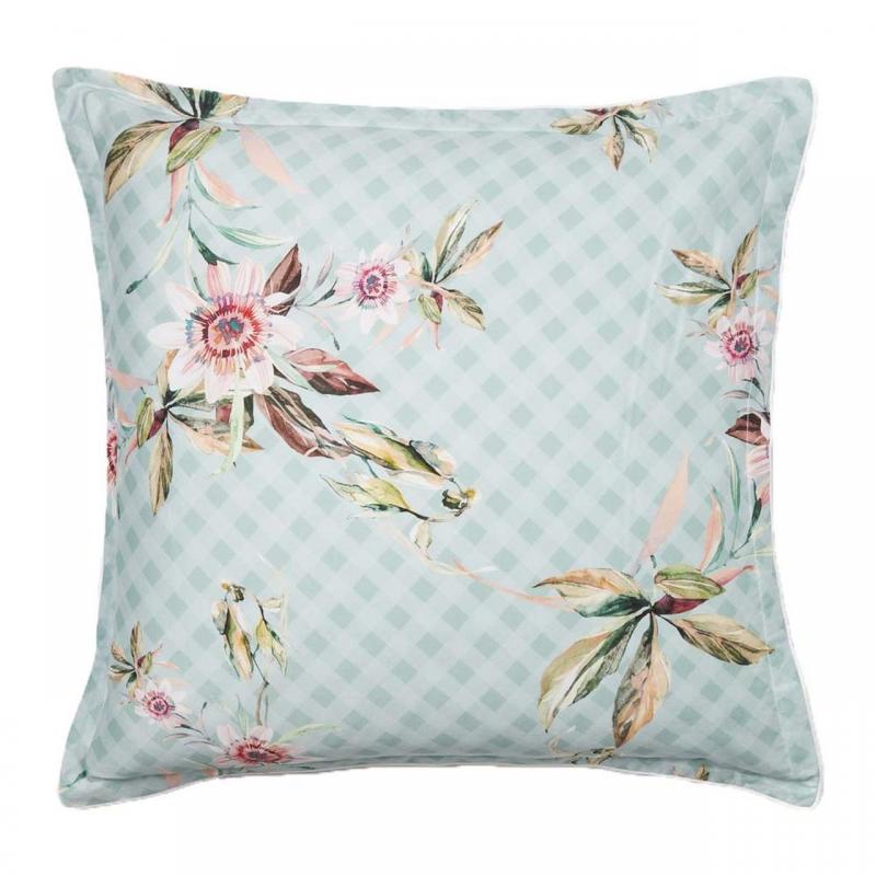 Platinum Logan & Mason Darlita European Pillowcase | Sage 