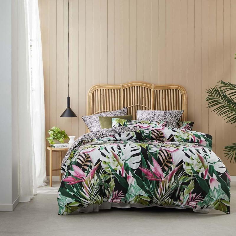 Logan & Mason Akena Quilt Cover Set | Double Bed | Forest
