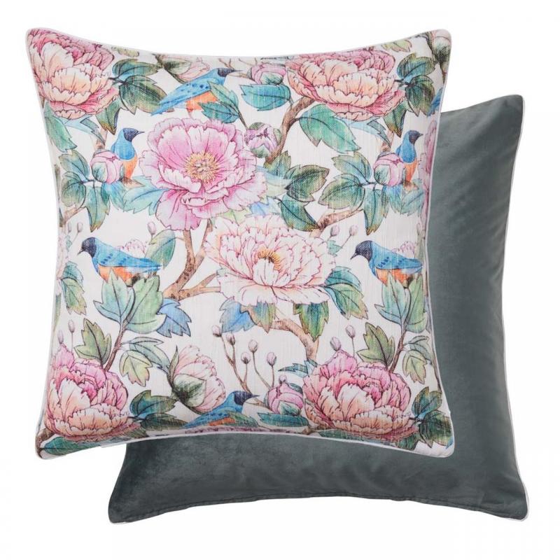 Platinum Logan & Mason Tea Party European Pillowcase | Bloom