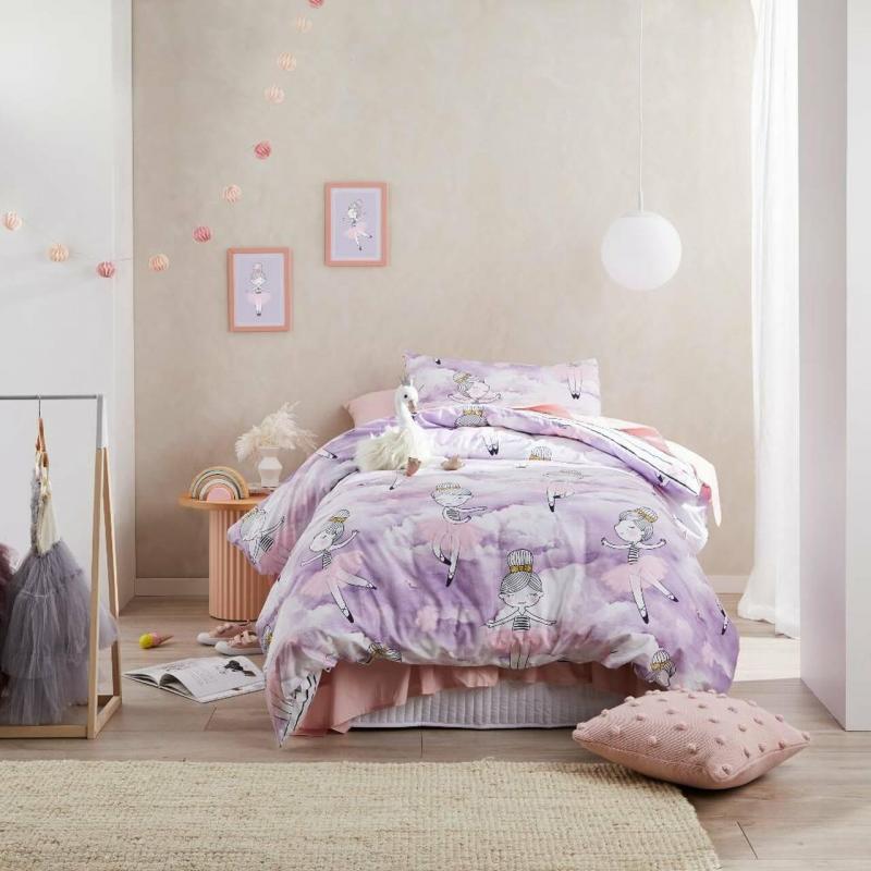 Logan & Mason Kids Quilt Cover Set | Double Bed | Dancing In The Clouds