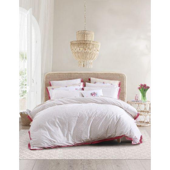 Royal Albert Bouquet Scroll Quilt Cover Set King Bed