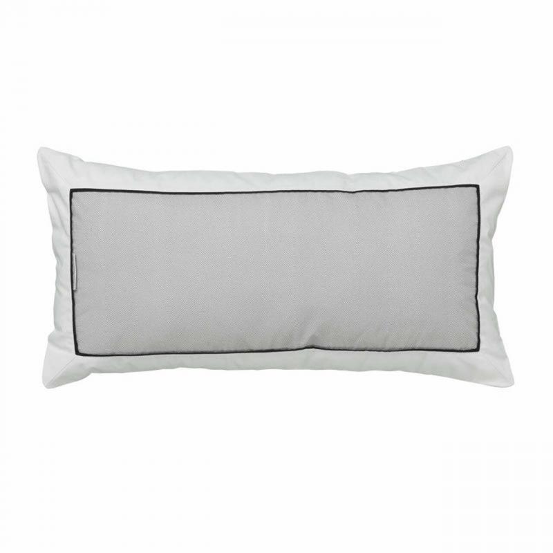 Logan & Mason Essex Long Filled Cushion | Pewter
